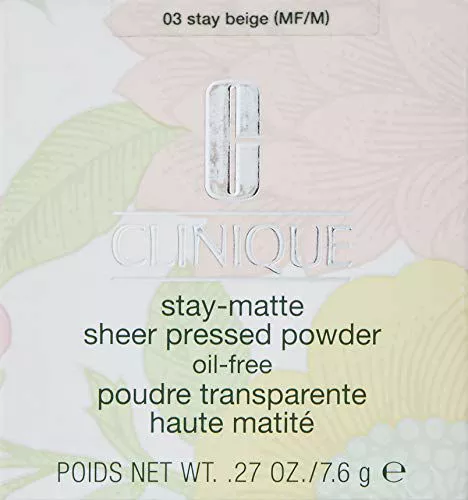Clinique Stay-Matte Sheer Pressed Powder | Shine-Absorbing, Oil-Free Formula | Create A Perfect Matte Appearance | Free Of Parabens, Phthalates, And Sulfates | Stay Beige - 0.27 Oz 4 Clinique Stay-Matte Sheer Pressed Powder | Shine-Absorbing, Oil-Free Formula | Create A Perfect Matte Appearance | Free Of Parabens, Phthalates, And Sulfates | Stay Beige - 0.27 Oz - Image 2