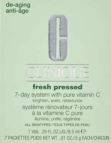 Clinique Fresh Pressed 7 Day System With Pure Vitamin C, 0.01 Ounce 4 Clinique Fresh Pressed 7 Day System With Pure Vitamin C, 0.01 Ounce - Image 2