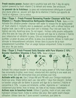 Clinique Fresh Pressed 7 Day System With Pure Vitamin C, 0.01 Ounce 7 Clinique Fresh Pressed 7 Day System With Pure Vitamin C, 0.01 Ounce -Clinique Sales 0772252 clinique fresh pressed 7 day system with pure vitamin c 001 ounce