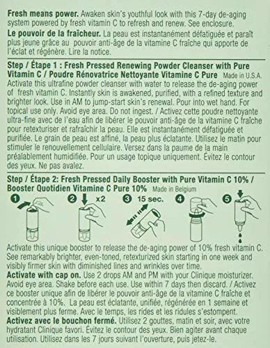 Clinique Fresh Pressed 7 Day System With Pure Vitamin C, 0.01 Ounce 5 Clinique Fresh Pressed 7 Day System With Pure Vitamin C, 0.01 Ounce - Image 3