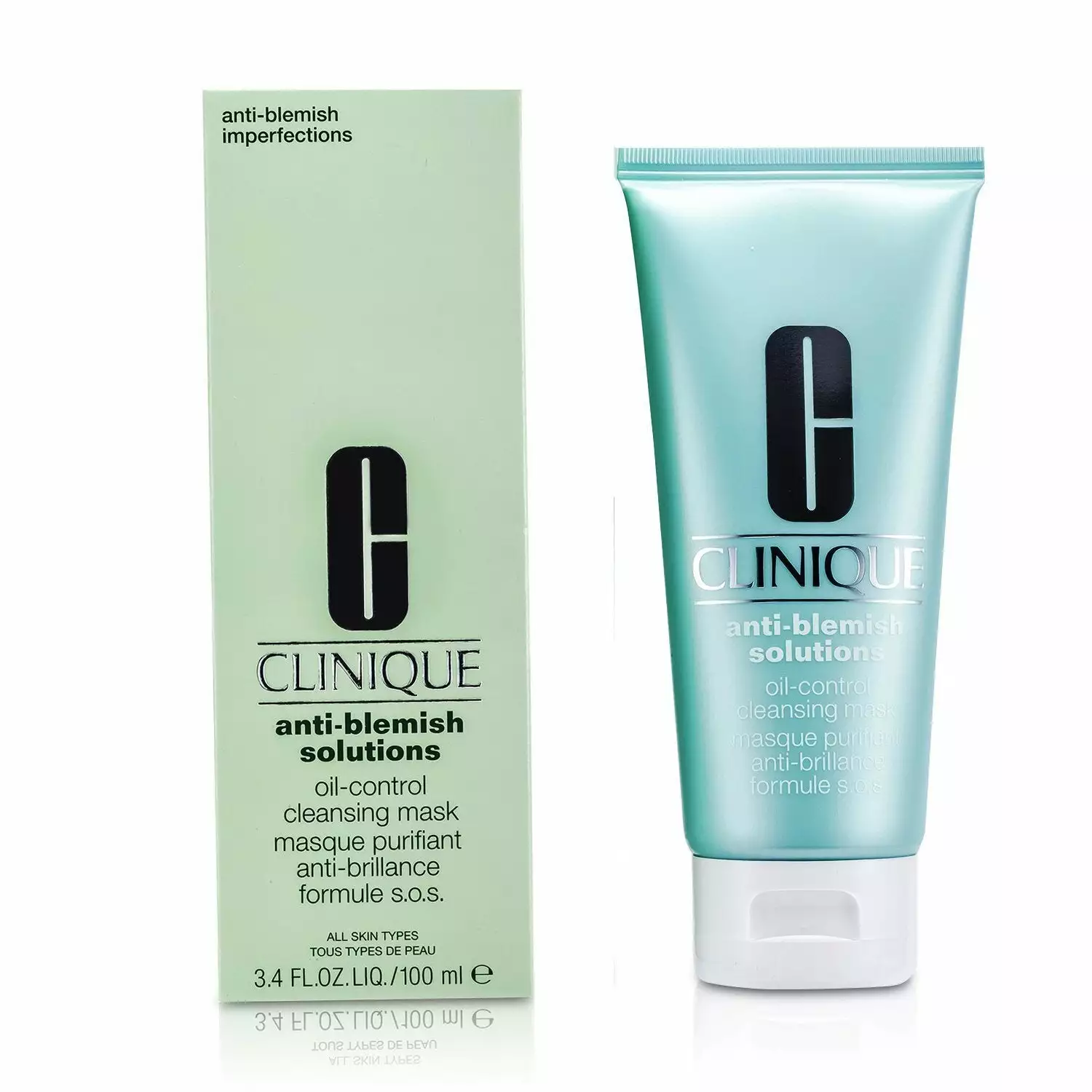 Clinique Anti-Blemish Solutions Oil-Control Cleansing Mask 100ml/3.4oz 4 Clinique Anti-Blemish Solutions Oil-Control Cleansing Mask 100ml/3.4oz - Image 2