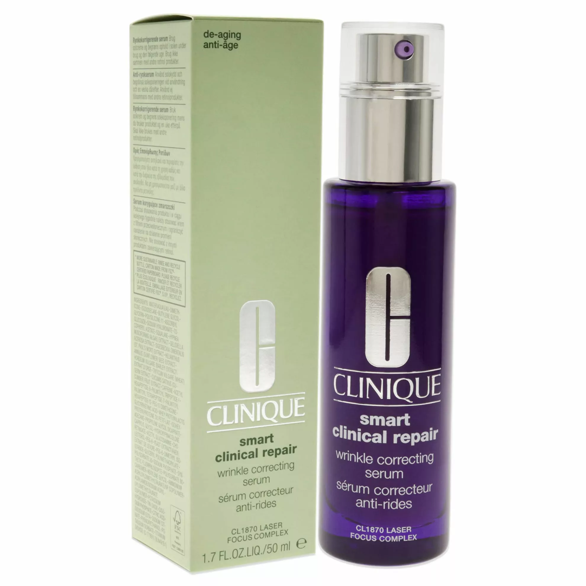Clinique Smart Clinical Repair Wrinkle Correcting Serum Serum Unisex 1.7 Oz 5 Clinique Smart Clinical Repair Wrinkle Correcting Serum Serum Unisex 1.7 Oz - Image 3