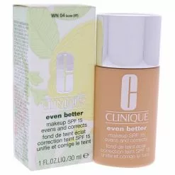 Clinique Even Better Makeup SPF 15 - WN 04 Bone Women Foundation I0106302 1 Fl Oz (Pack Of 1) -Clinique Sales 0982214 clinique even better makeup spf 15 wn 04 bone women foundation i0106302 1 fl oz pack of 1