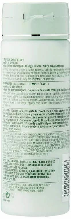 Clinique Liquid Facial Soap Extra Mild - Very Dry To Dry For Unisex - 6.7 Fl Oz Facial Soap (Pack Of 2) -Clinique Sales 0983485 clinique liquid facial soap extra mild very dry to dry for unisex 67 fl oz facial soap pack of 2