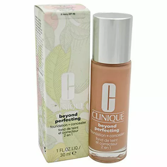 Clinique Beyond Perfecting Foundation + Concealer # 6 Ivory (VF-N), 1 Ounce 3 Clinique Beyond Perfecting Foundation + Concealer # 6 Ivory (VF-N), 1 Ounce