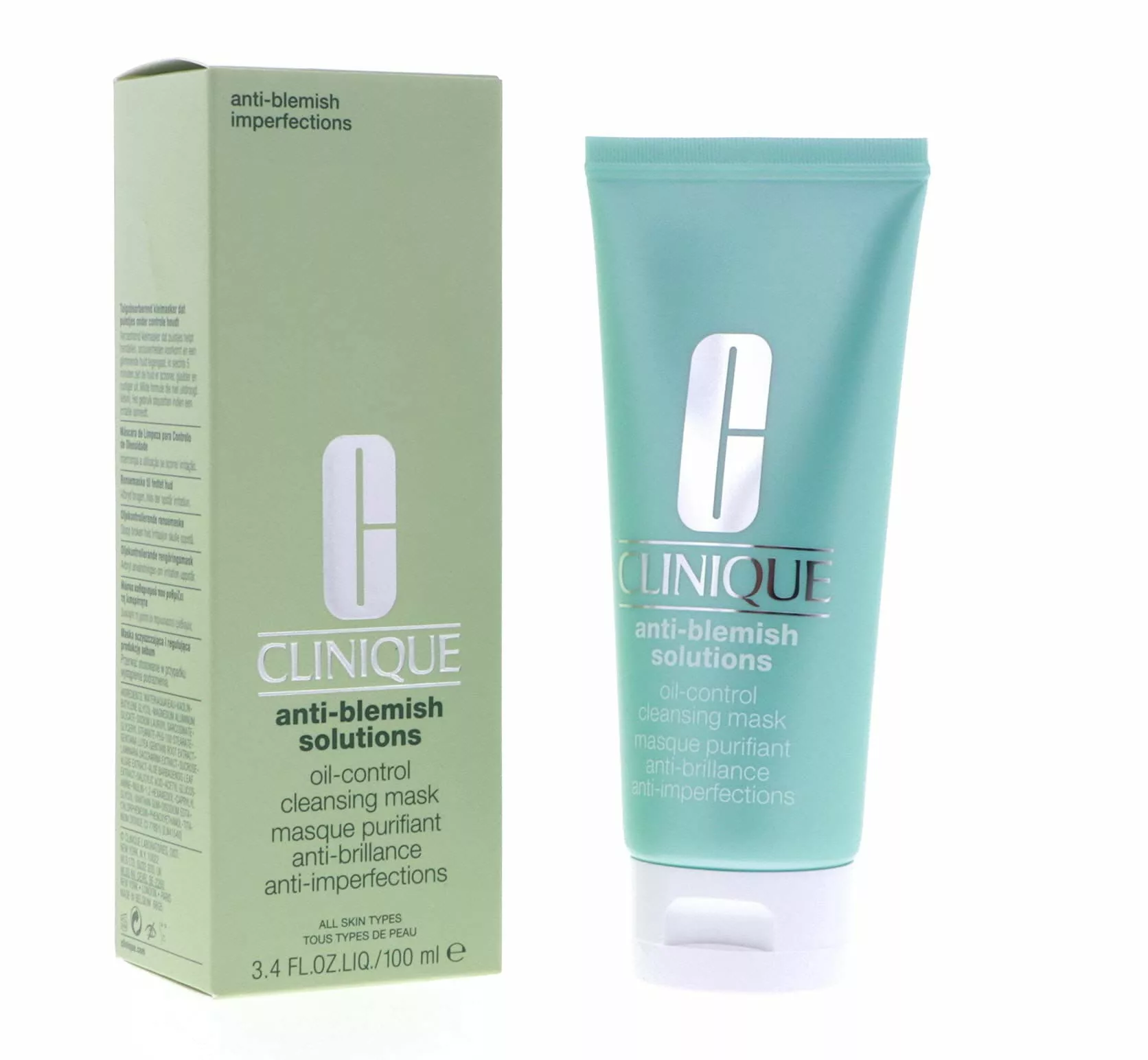 Clinique Acne Solutions Oil-Control Cleansing Mask - 100ml/3.4oz 4 Clinique Acne Solutions Oil-Control Cleansing Mask - 100ml/3.4oz - Image 2