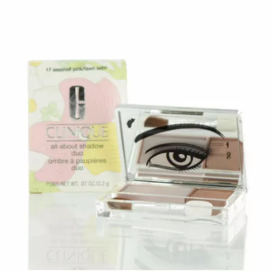 Clinique All About Shadow Duo Seashell Pink/Fawn Satin 3 Clinique All About Shadow Duo Seashell Pink/Fawn Satin