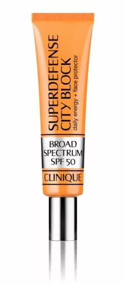 Clinique Superdefense City Block Daily Energy + Face & Skin Sun Protection With A Hint Of Tint • Broad Spectrum SPF 50 • 1.4 Fl Oz. / 40 Ml -Clinique Sales 0985365 clinique superdefense city block daily energy face skin sun protection with a hint of tint broad spe