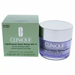 Clinique Repairwear Laser Focus Line Smoothing Cream Spf 15 - Combination Oily To Oily 1.7 Ounce