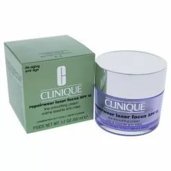 Clinique Repairwear Laser Focus Line Smoothing Cream Spf 15 - Combination Oily To Oily 1.7 Ounce -Clinique Sales 0985896 clinique repairwear laser focus line smoothing cream spf 15 combination oily to oily 17 ounce
