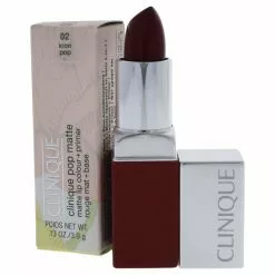 Clinique Matte Lip Colour + Primer, No. 02 Icon Pop, 0.13 Oz -Clinique Sales 0986606 clinique matte lip colour primer no 02 icon pop 013 oz