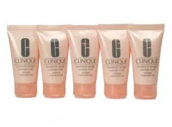 Pack Of 5 X Clinique Moisture Surge Overnight Mask, 1 Oz Each Travel Size, Unboxed