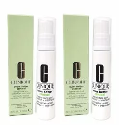 Clinique Clìnìque Even Better Clinical Radical Dark Spot Corrector + Interrupter 0.68 Oz/20 Ml (Lot Of 2 0.34 Oz/10 Ml)