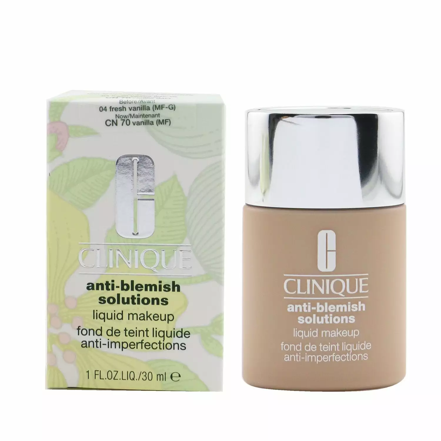 Clinique Anti Blemish Solutions Liquid Makeup - # 04 Fresh Vanilla 30ml/1oz 4 Clinique Anti Blemish Solutions Liquid Makeup - # 04 Fresh Vanilla 30ml/1oz - Image 2