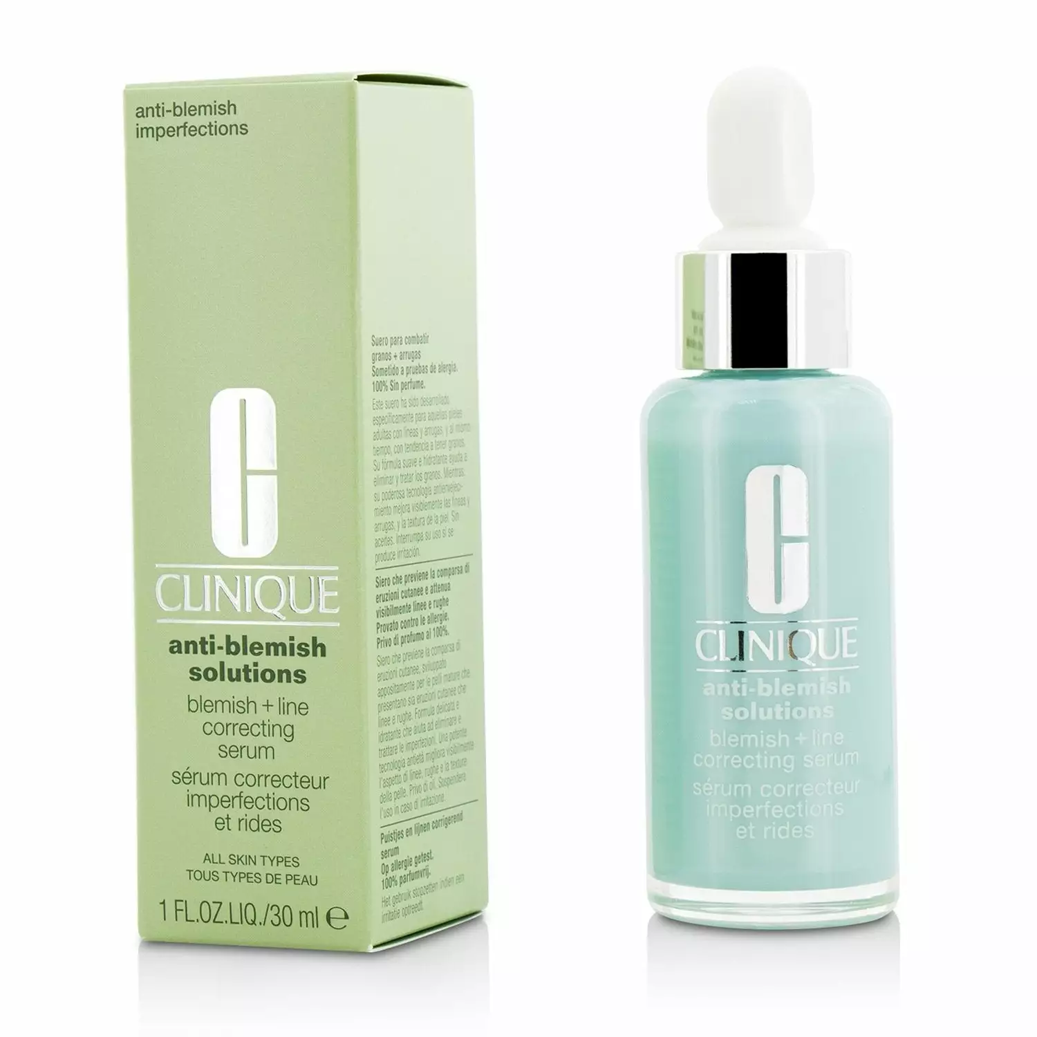 Clinique Anti-Blemish Solutions Blemish + Line Correcting Serum 30ml/1oz 4 Clinique Anti-Blemish Solutions Blemish + Line Correcting Serum 30ml/1oz - Image 2