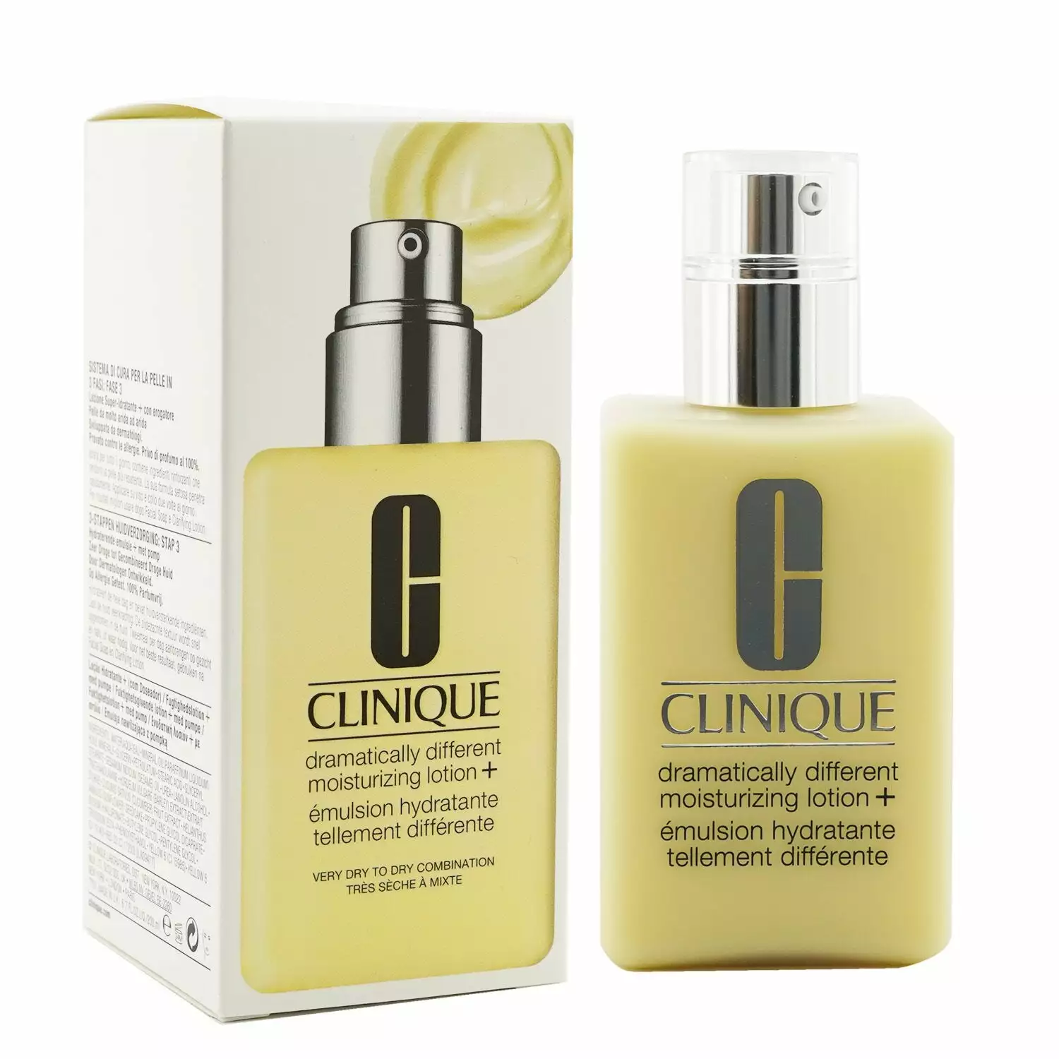 Clinique Dramatically Different Moisturizing Lotion+ - Very Dry To Dry Combination (White Box, With Pump) 200ml/6.7oz 4 Clinique Dramatically Different Moisturizing Lotion+ - Very Dry To Dry Combination (White Box, With Pump) 200ml/6.7oz - Image 2