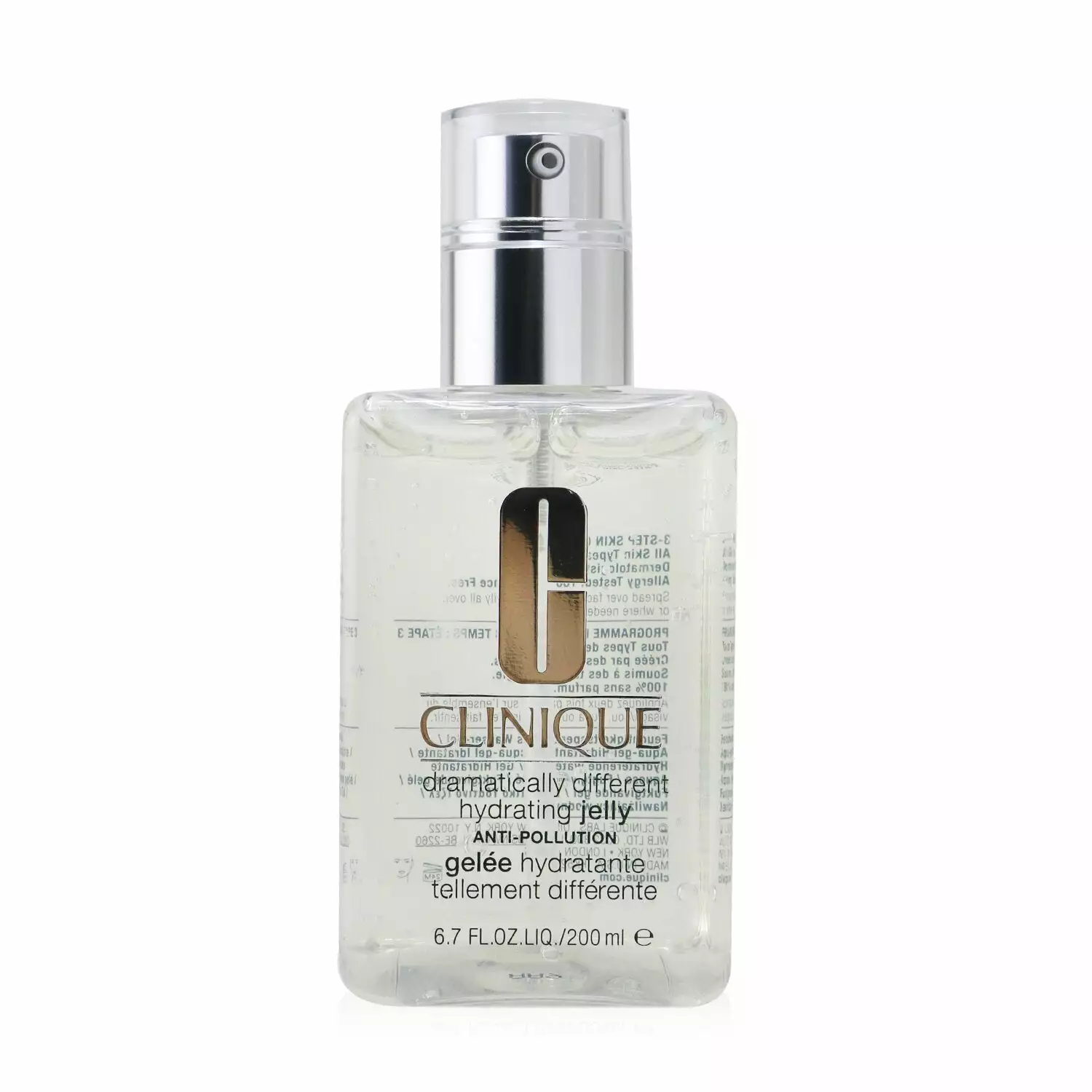 Clinique Dramatically Different Hydrating Jelly (With Pump) 200ml/6.7oz 3 Clinique Dramatically Different Hydrating Jelly (With Pump) 200ml/6.7oz