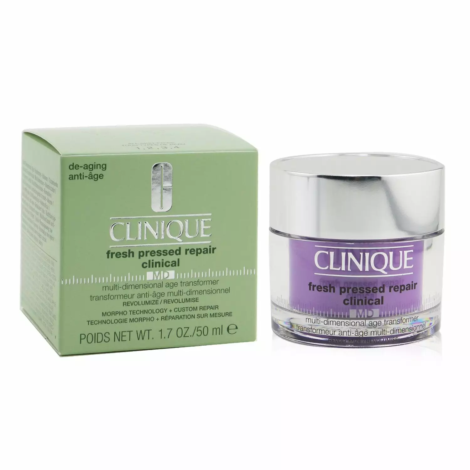 Clinique Fresh Pressed Repair Clinical MD Multi-Dimensional Age Transformer (Revolumize) 50ml/1.7oz 4 Clinique Fresh Pressed Repair Clinical MD Multi-Dimensional Age Transformer (Revolumize) 50ml/1.7oz - Image 2