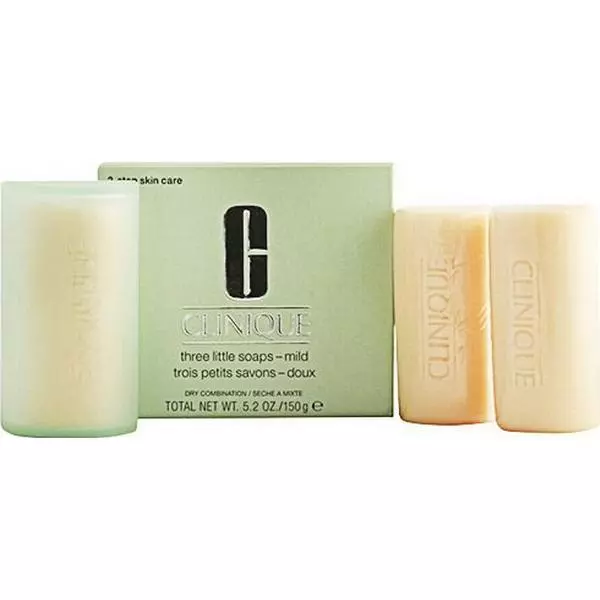 Clinique Little Soaps With Travel Dish Mild 50g 3-pack 2 Clinique Little Soaps With Travel Dish Mild 50g 3-pack