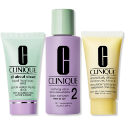 Clinique Skin School Supplies Cleanser Refresher Course Set Dry Combination