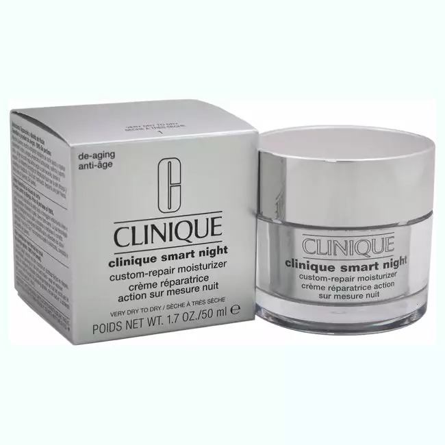 Clinique Clinique Smart Night Custom-Repair Moisturizer - Very Dry To Dry By Clinique For Women - 1.7 Oz Moisturizer 3 Clinique Clinique Smart Night Custom-Repair Moisturizer - Very Dry To Dry By Clinique For Women - 1.7 Oz Moisturizer