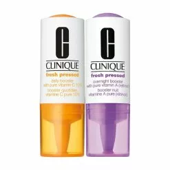 Clinique Fresh Pressed Clinical Daily + Overnight Boosters With Pure Vitamins C 10% + A (Retinol)