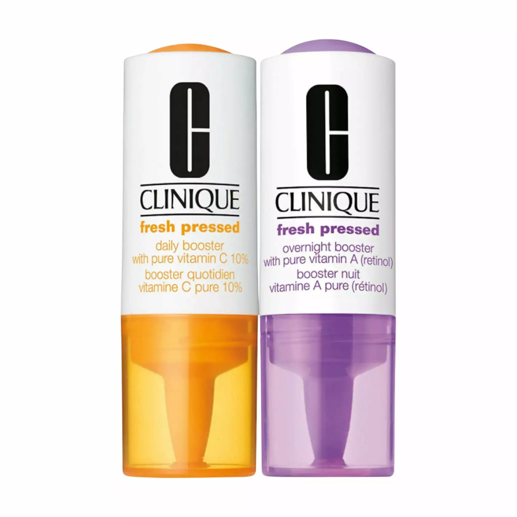 Clinique Fresh Pressed Clinical Daily + Overnight Boosters With Pure Vitamins C 10% + A (Retinol) 3 Clinique Fresh Pressed Clinical Daily + Overnight Boosters With Pure Vitamins C 10% + A (Retinol)
